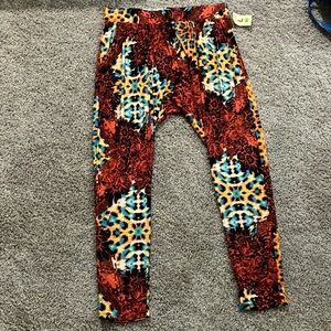 Patterned Harem Pants